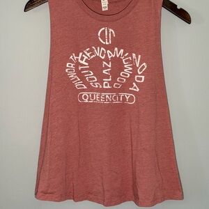 Bella & Canvas mauve Queen City crop top